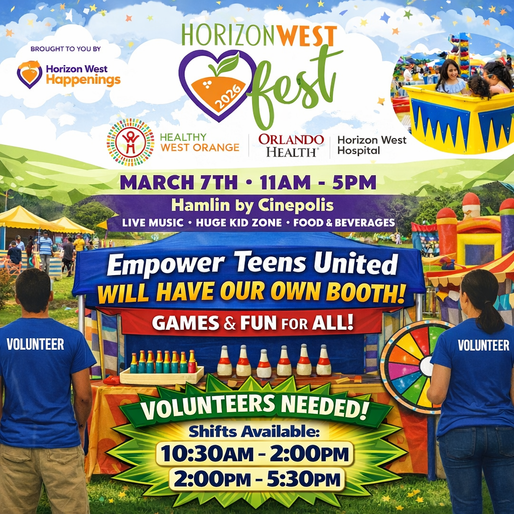 Horizon Fest March 7 - Volunteering