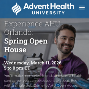 Advent Health University Open House